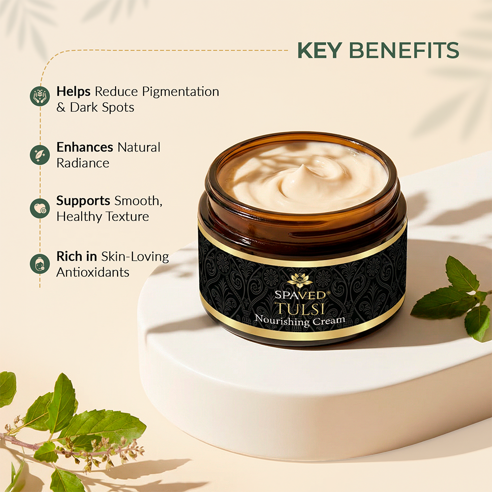 Tulsi Nourishing Face Cream - Intense Hydration & Anti-Aging Solution-2