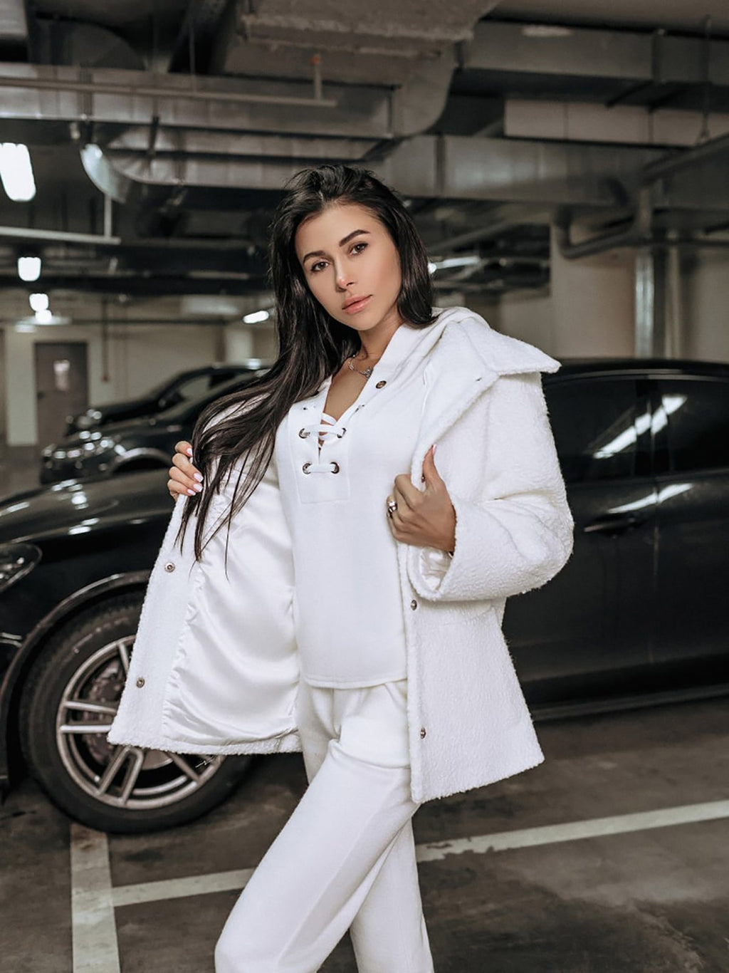 Oversized Warm Short Coat-3