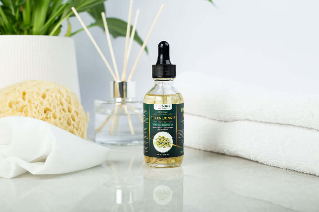 Green Bonnie Flower Multi-Use Essential Oil | Natural Balance Ritual-1