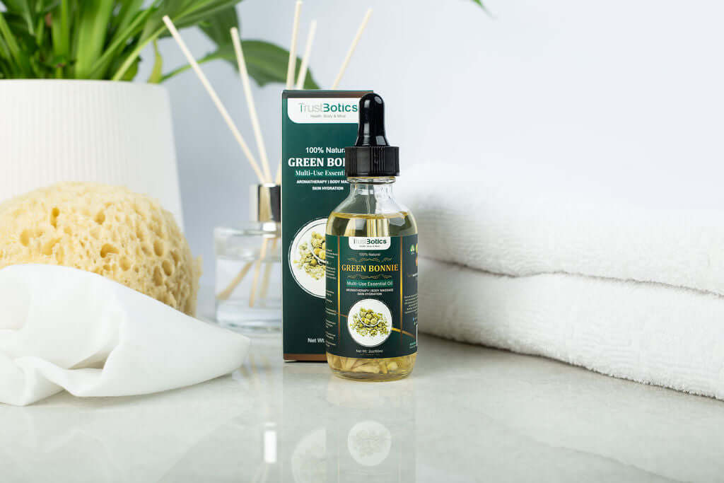 Green Bonnie Flower Multi-Use Essential Oil | Natural Balance Ritual-2