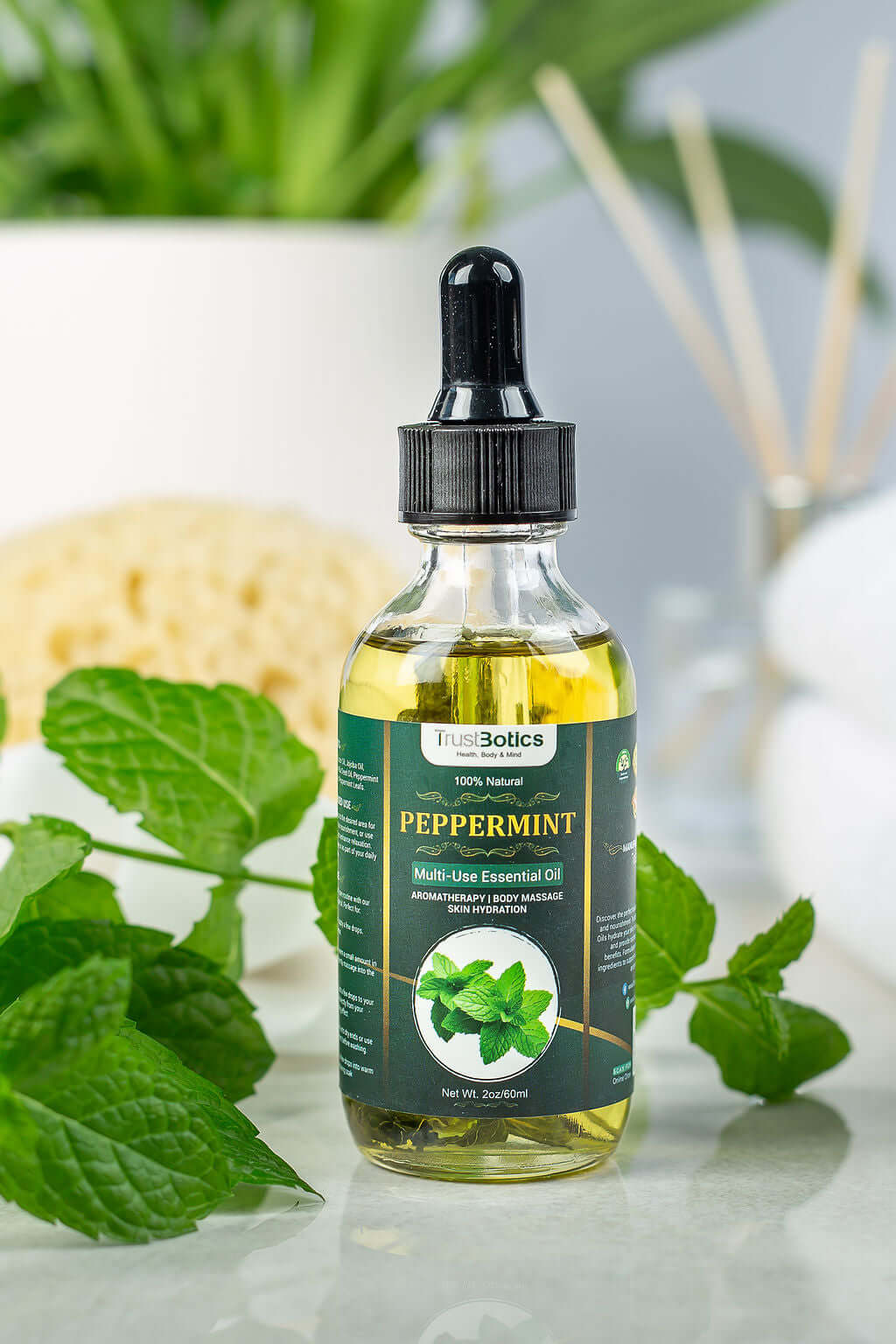 Peppermint Multi-Use Essential Oil | Fresh Energy Ritual-4