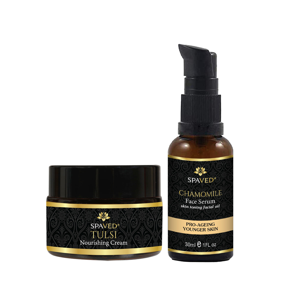 Tulsi & Chamomile - Timeless Radiance Anti-Aging Duo-1