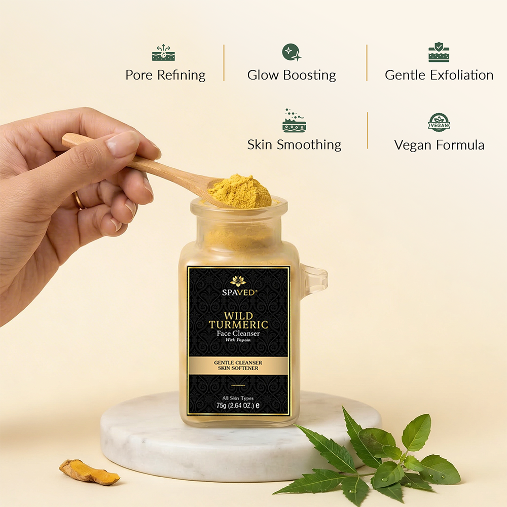 Wild Turmeric Face Cleanser - For a Brighter Smoother Complexion-4