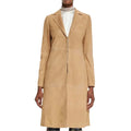 Women’s Suede Mid-Length Coat-0